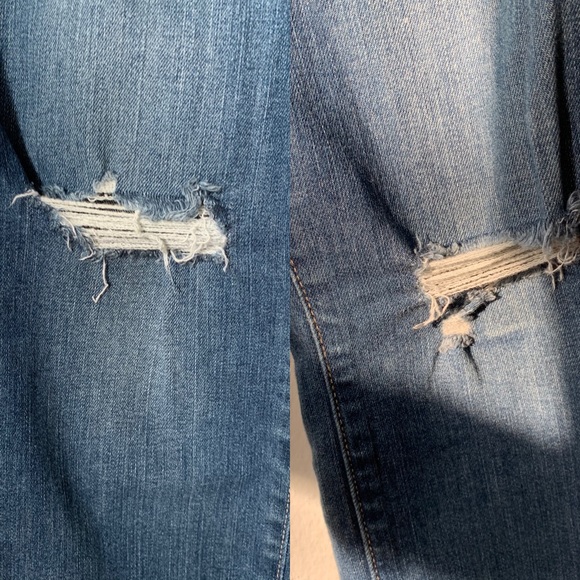 Paige Denim Verdugo Crop Orleans Dest Jeans Sz 32 - Picture 3 of 8